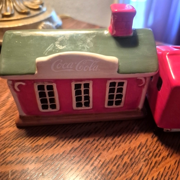 Vintage Coca-Cola Red and Green Cream And Sugar - Picture 5 of 11